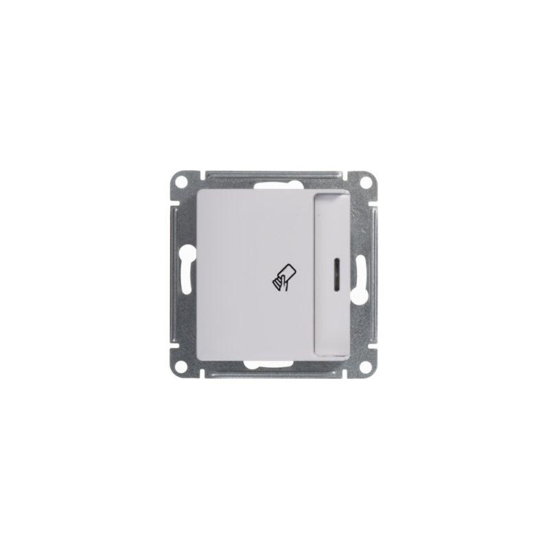 Выключатель карточный 1-кл. 1мод. СП Glossa 10А IP20 механизм бел. SE — изображение 3