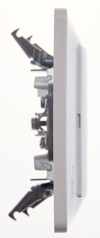 Розетка телевизионная проходная TV 1-м СП Glossa 4дБ механизм бел. SE — изображение 4