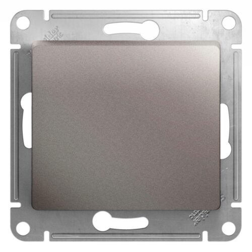 Переключатель проходной 1-кл. СП Glossa 10А IP20 10AX механизм платина SE