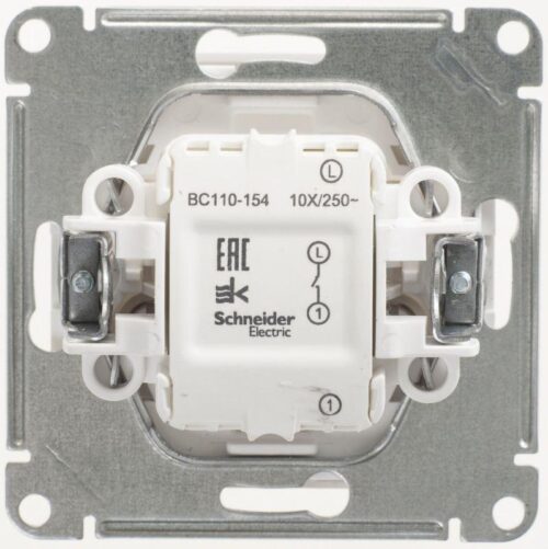 Выключатель 1-кл. СП W59 10А IP20 10AX механизм бел. SE